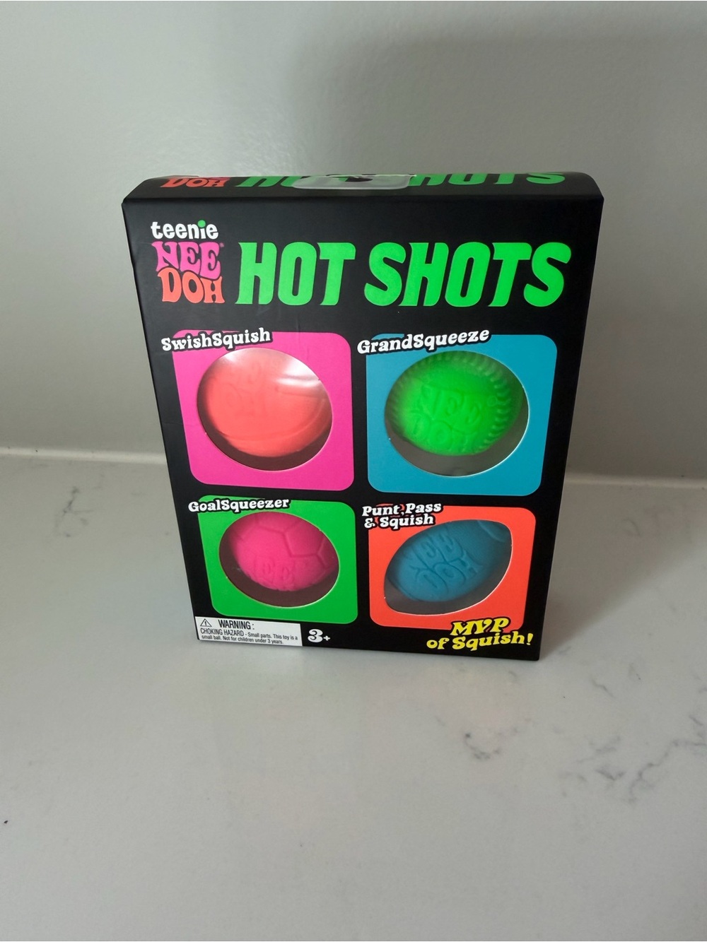 NEW Teenie NeeDoh Hot Shots Squish Toy Set